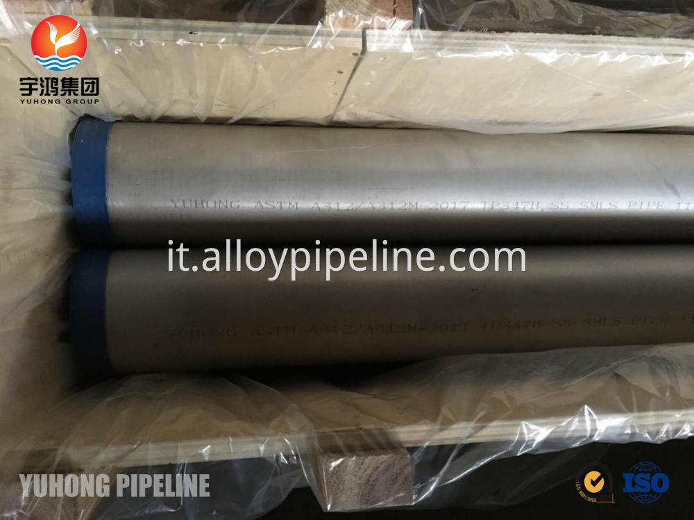Stainless Steel Seamless Pipe Astm A312 Tp347347h A213 Tp347h A269 Tp347h